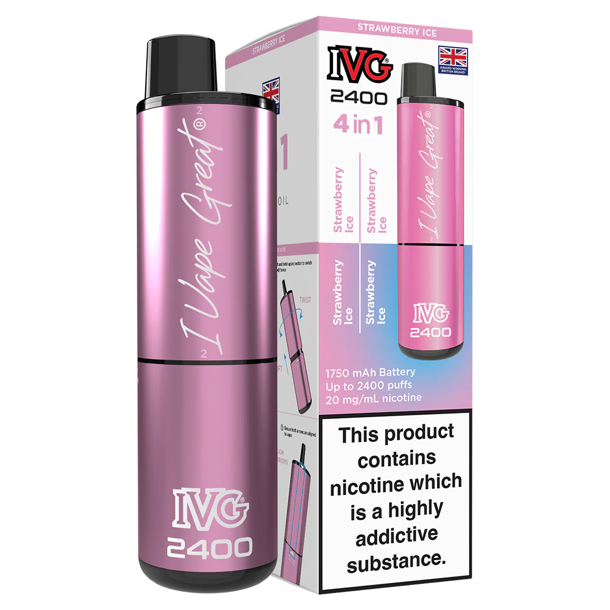 IVG 2400 Rechargeable Vape Kit - Image 47