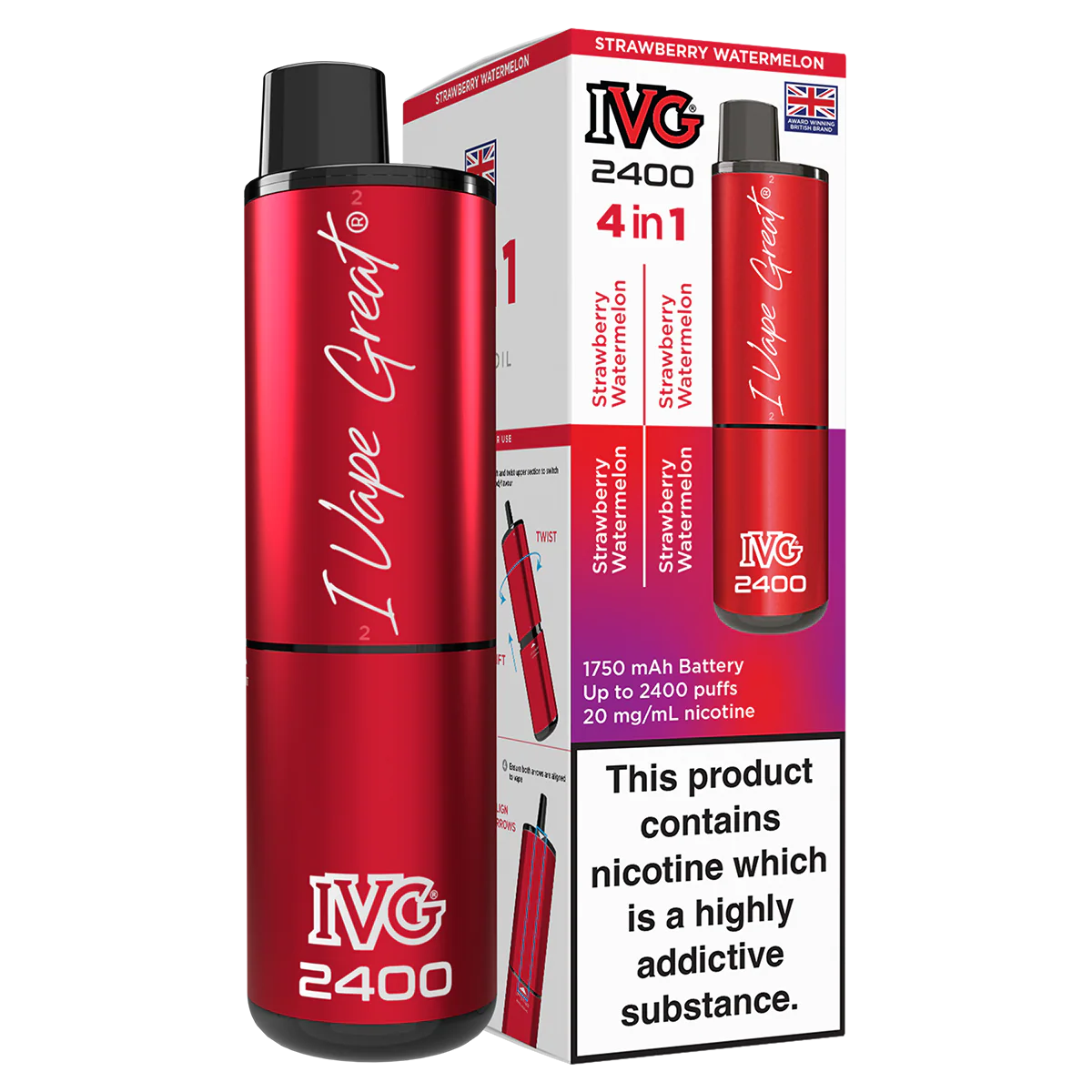 IVG 2400 Rechargeable Vape Kit - Image 48