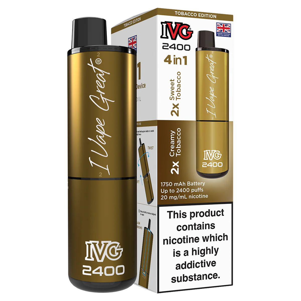 IVG 2400 Rechargeable Vape Kit - Image 50
