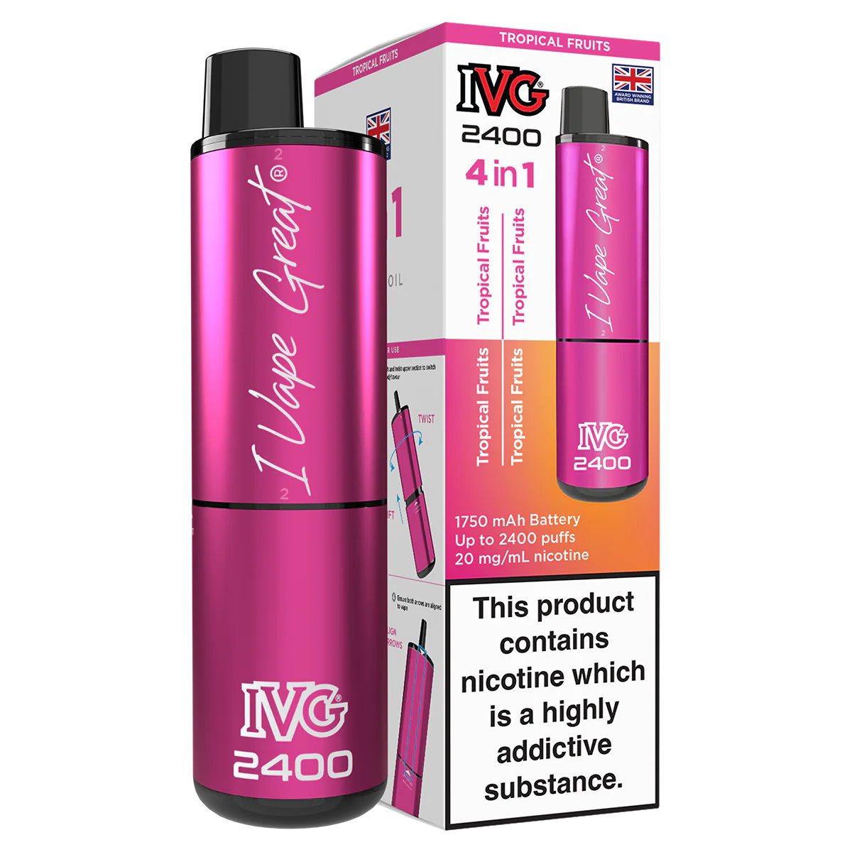 IVG 2400 Rechargeable Vape Kit - Image 51