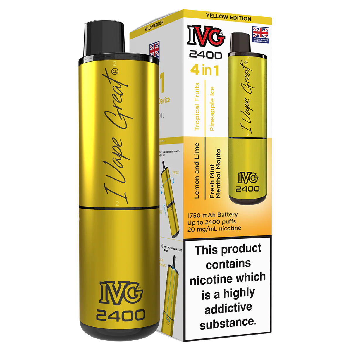 IVG 2400 Rechargeable Vape Kit - Image 54