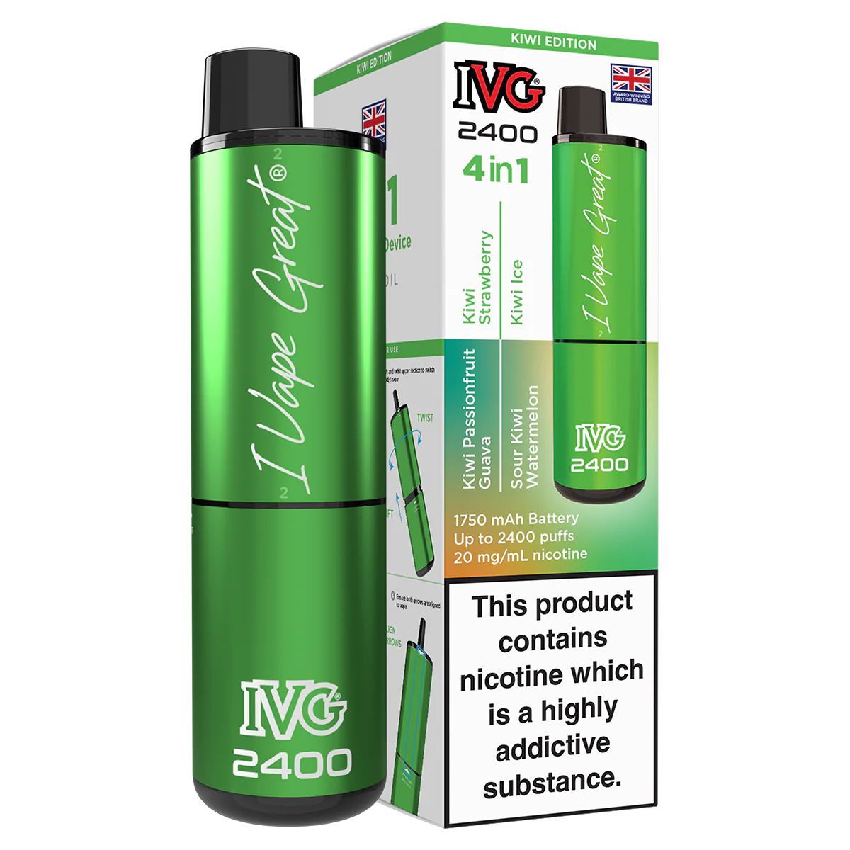 IVG 2400 Rechargeable Vape Kit - Image 55