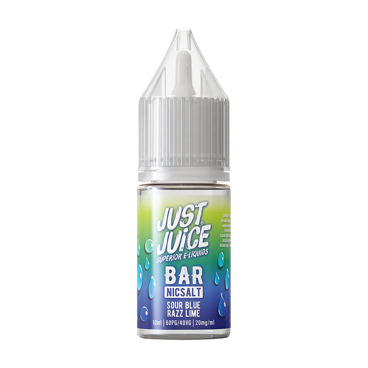 Sour Blue Razz Lime Nic Salt by Just Juice Bar - Image 3