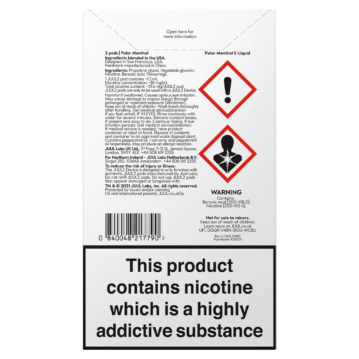 JUUL2 Polar Menthol (Pack of 2) - Image 2