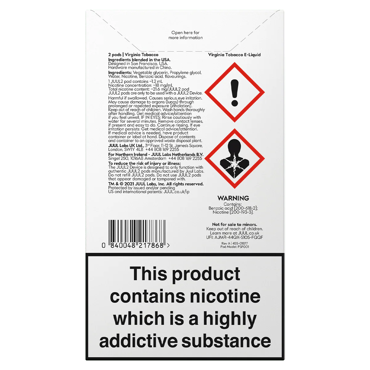 JUUL2 Virginia Tobacco (Pack of 2) - Image 2