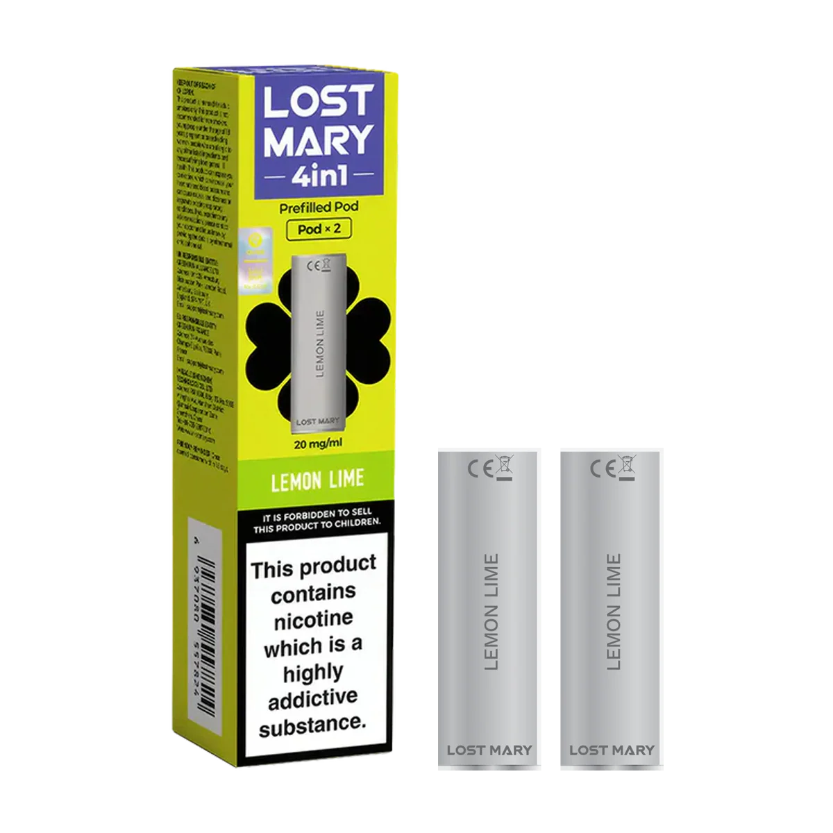 Lemon Lime Lost Mary 4in1 Pods