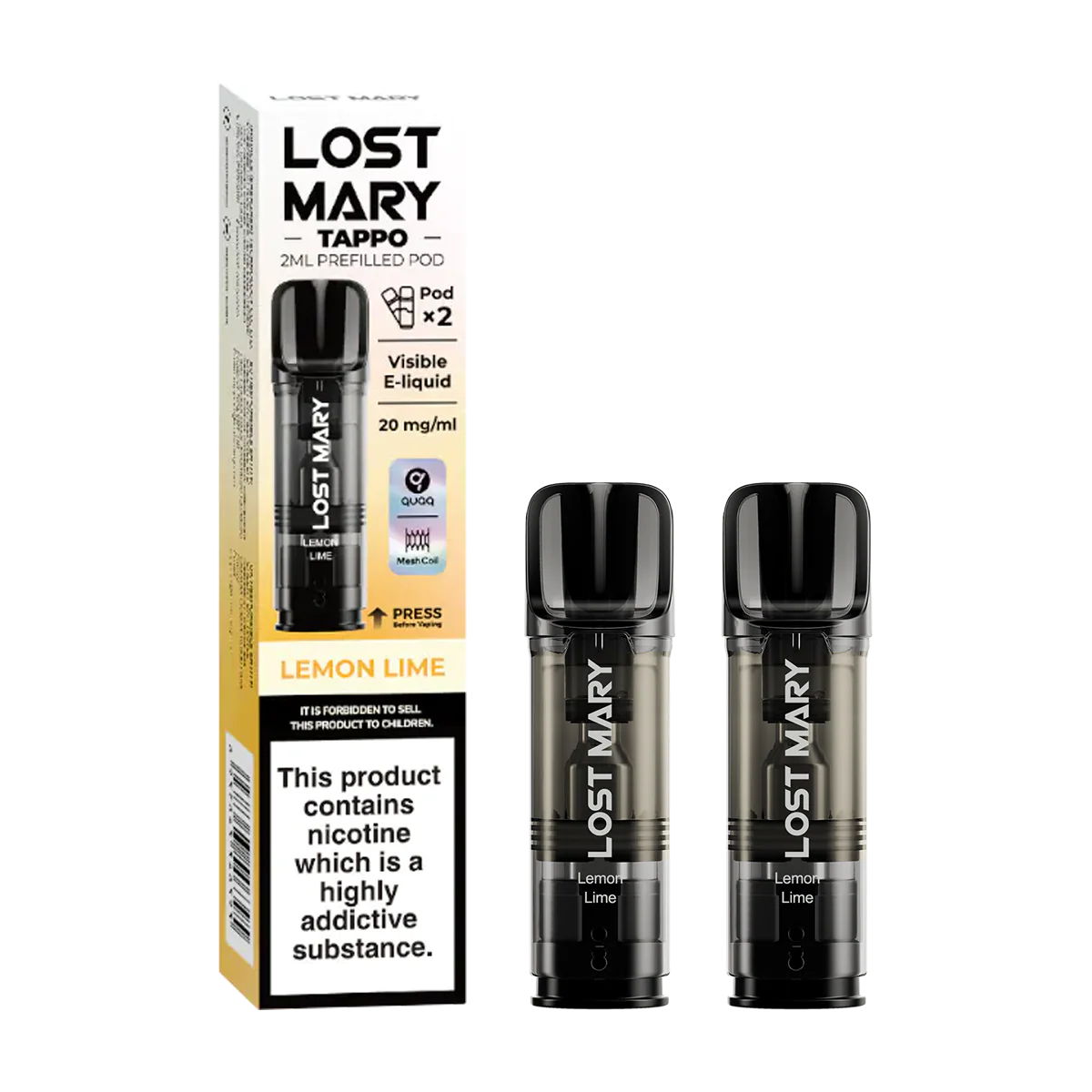 Lemon Lime Lost Mary Tappo Pods