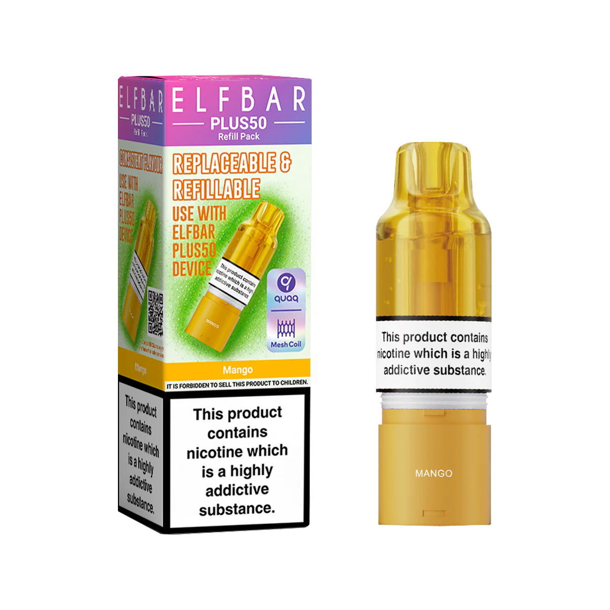 Mango ElfBar Plus 50 Refill Pack