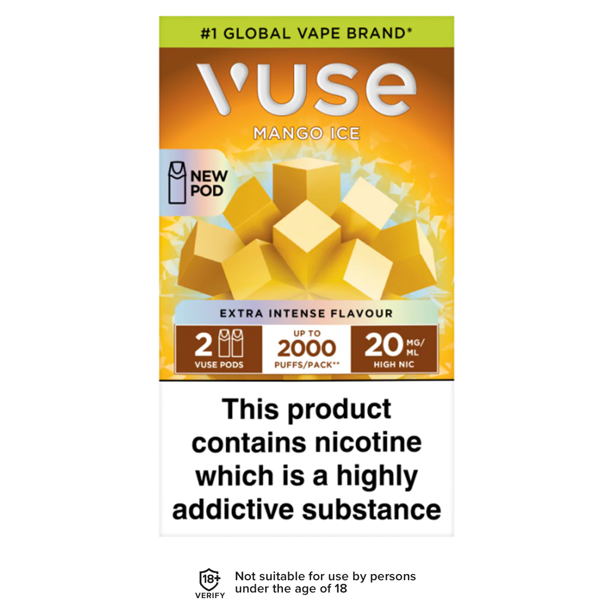 Mango Ice Vuse Pro Pods - Image 2