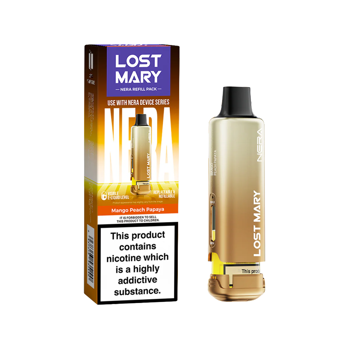 Mango Peach Papaya Lost Mary NERA15K Refill Pack