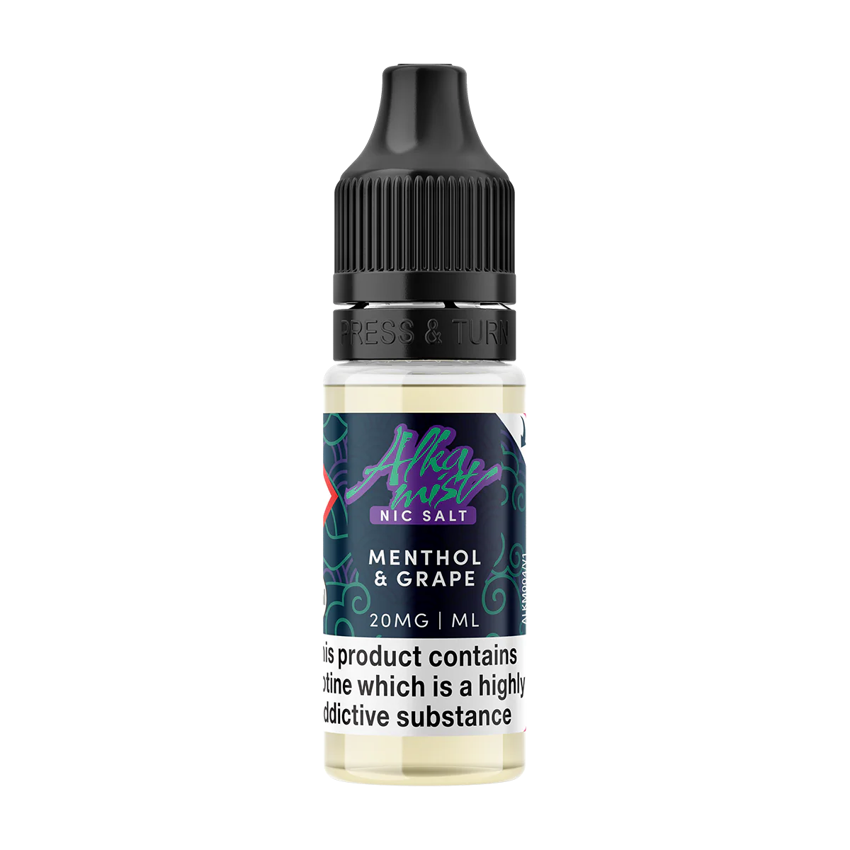 Menthol & Grape Nic Salt by Alka Mist 10ml - Image 2
