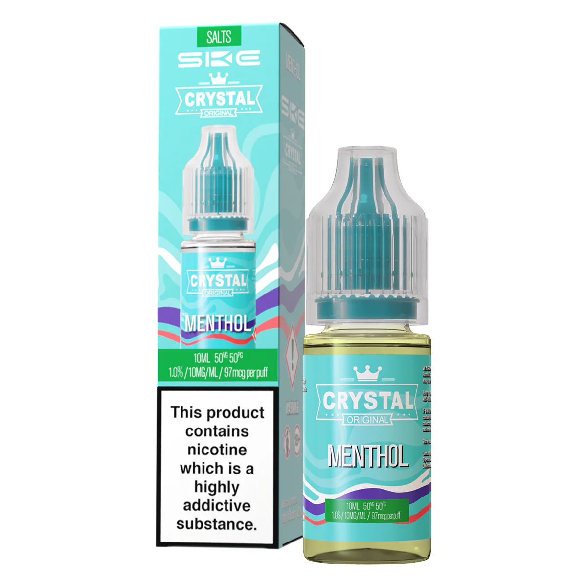 Menthol Nic Salt by SKE Crystal 10ml