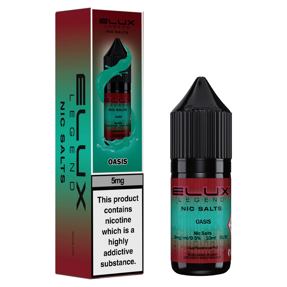 Oasis Nic Salt by Elux 10ml - Image 2