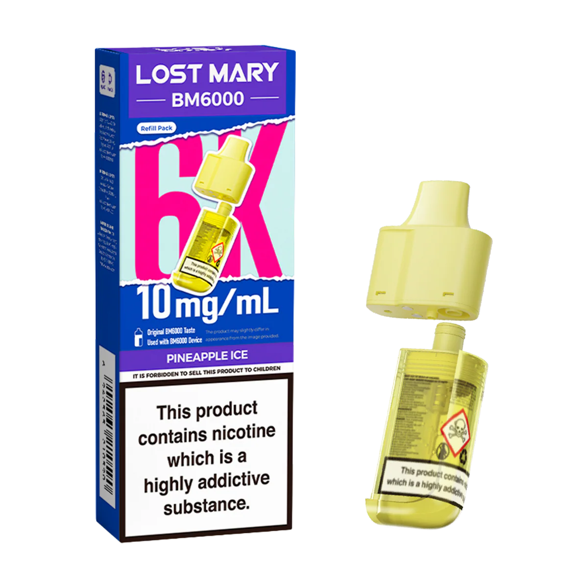 Pineapple Ice Lost Mary BM6000 Refill Pack - Image 2