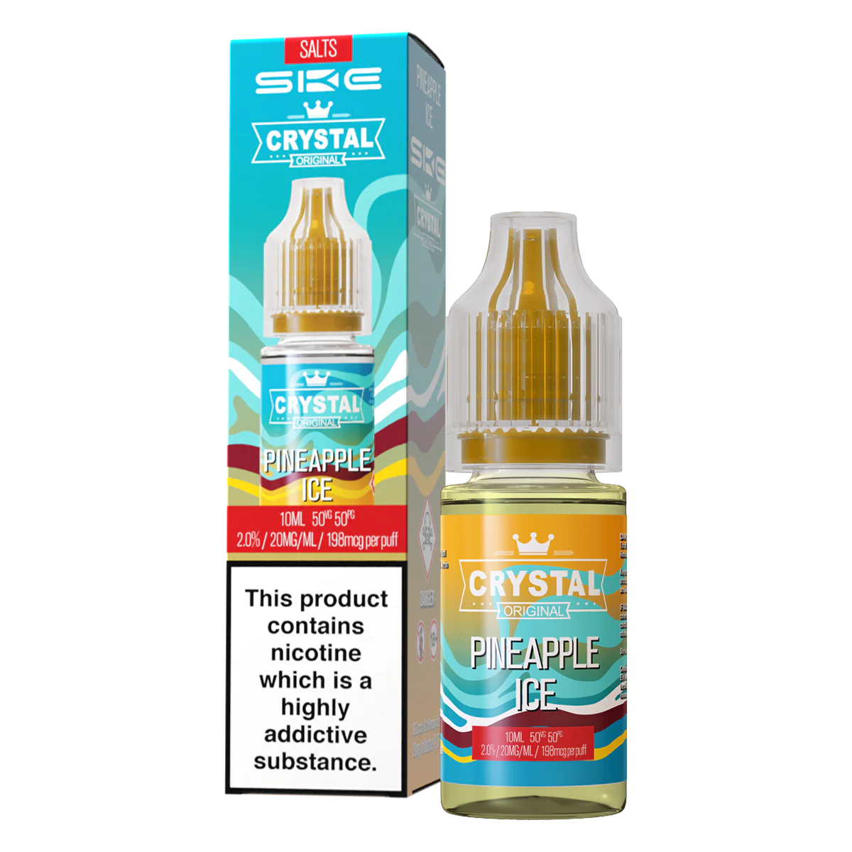 Pineapple Ice Nic Salt by SKE Crystal 10ml - Image 2