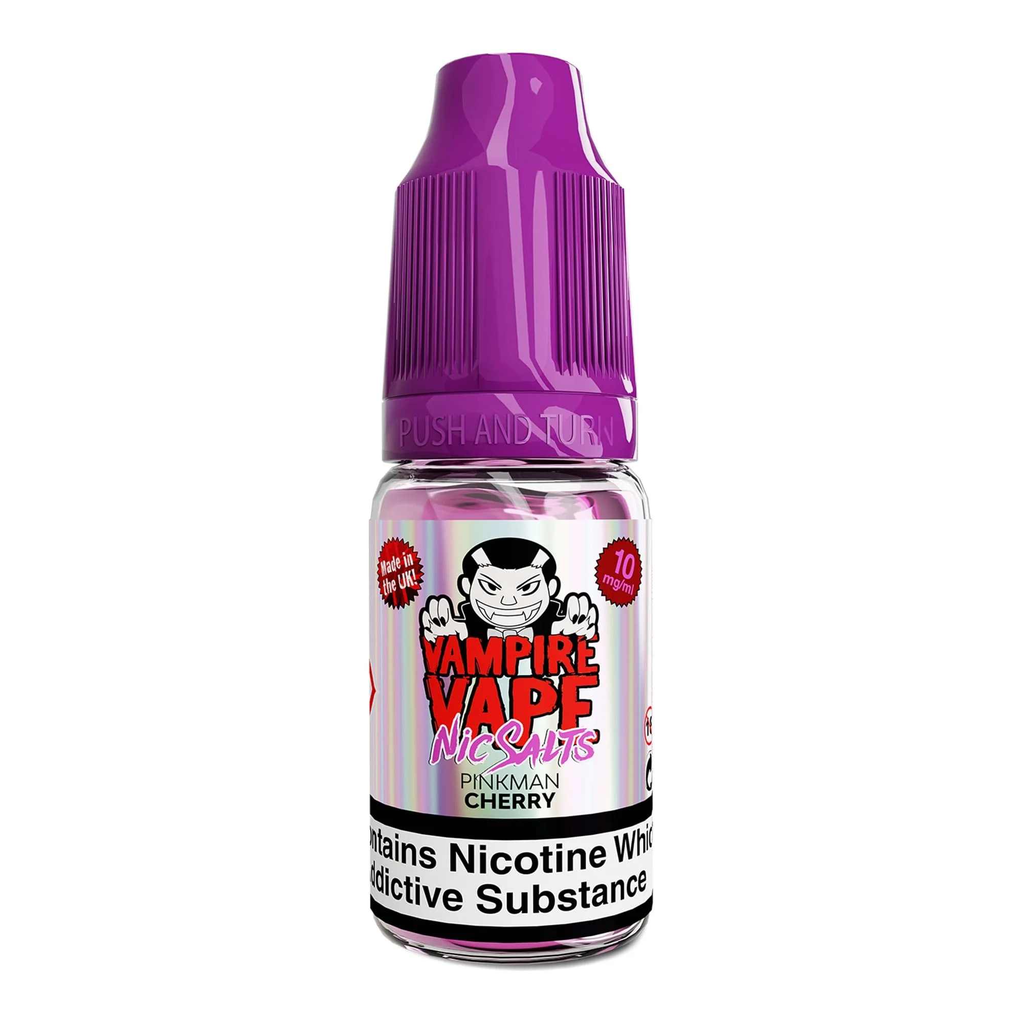 Pinkman Cherry Nic Salt E-Liquid by Vampire Vape - Image 3