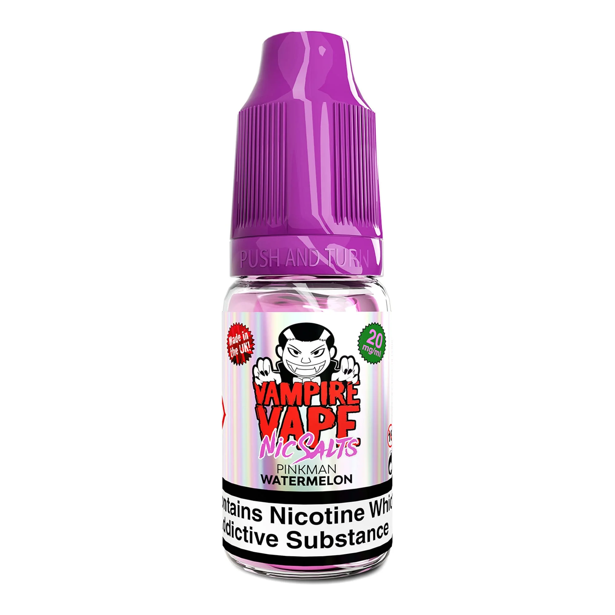 Pinkman Watermelon Nic Salt E-Liquid by Vampire Vape - Image 4