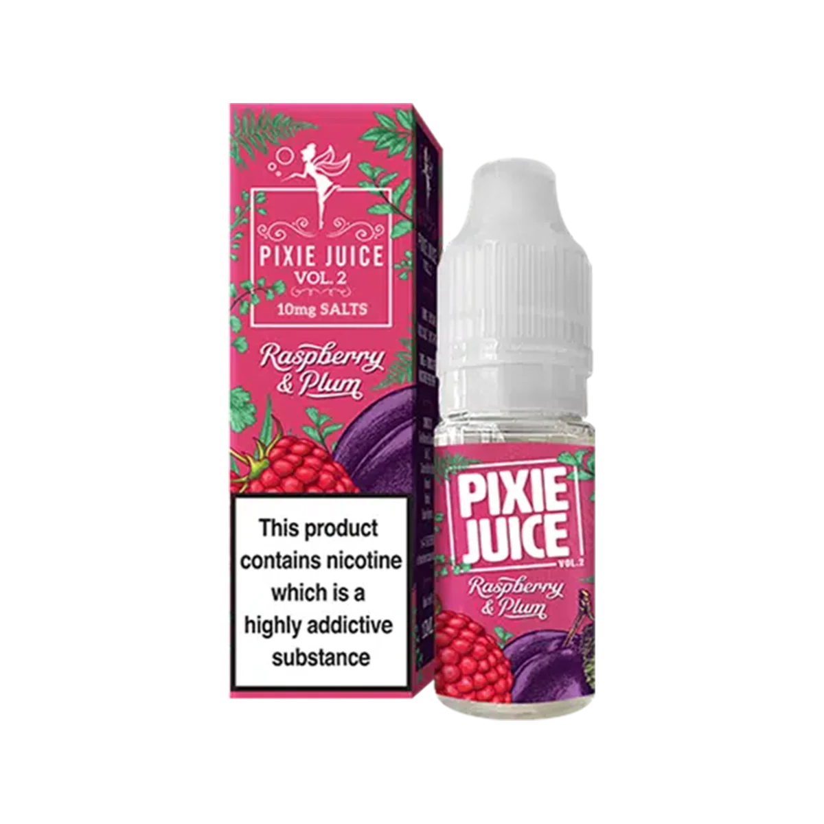 Raspberry & Plum Nic Salt by Pixie Juice V2