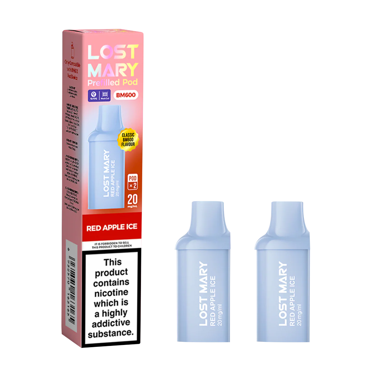 Red Apple Ice Lost Mary BM600 Pods