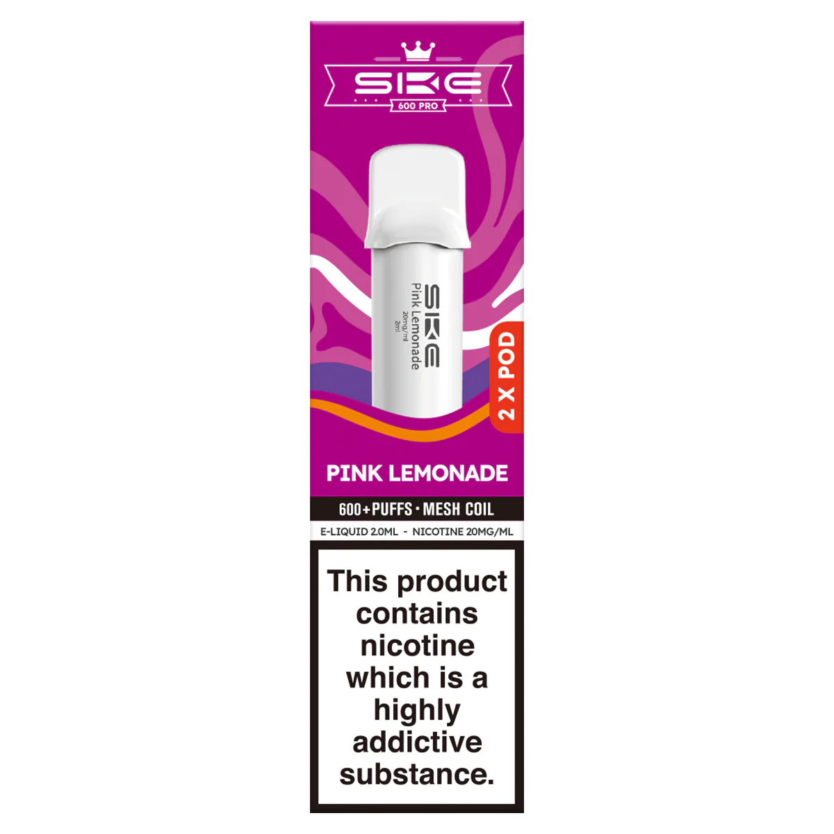 SKE 600 Pro Pre-filled Pods (2 Pack) - Image 12
