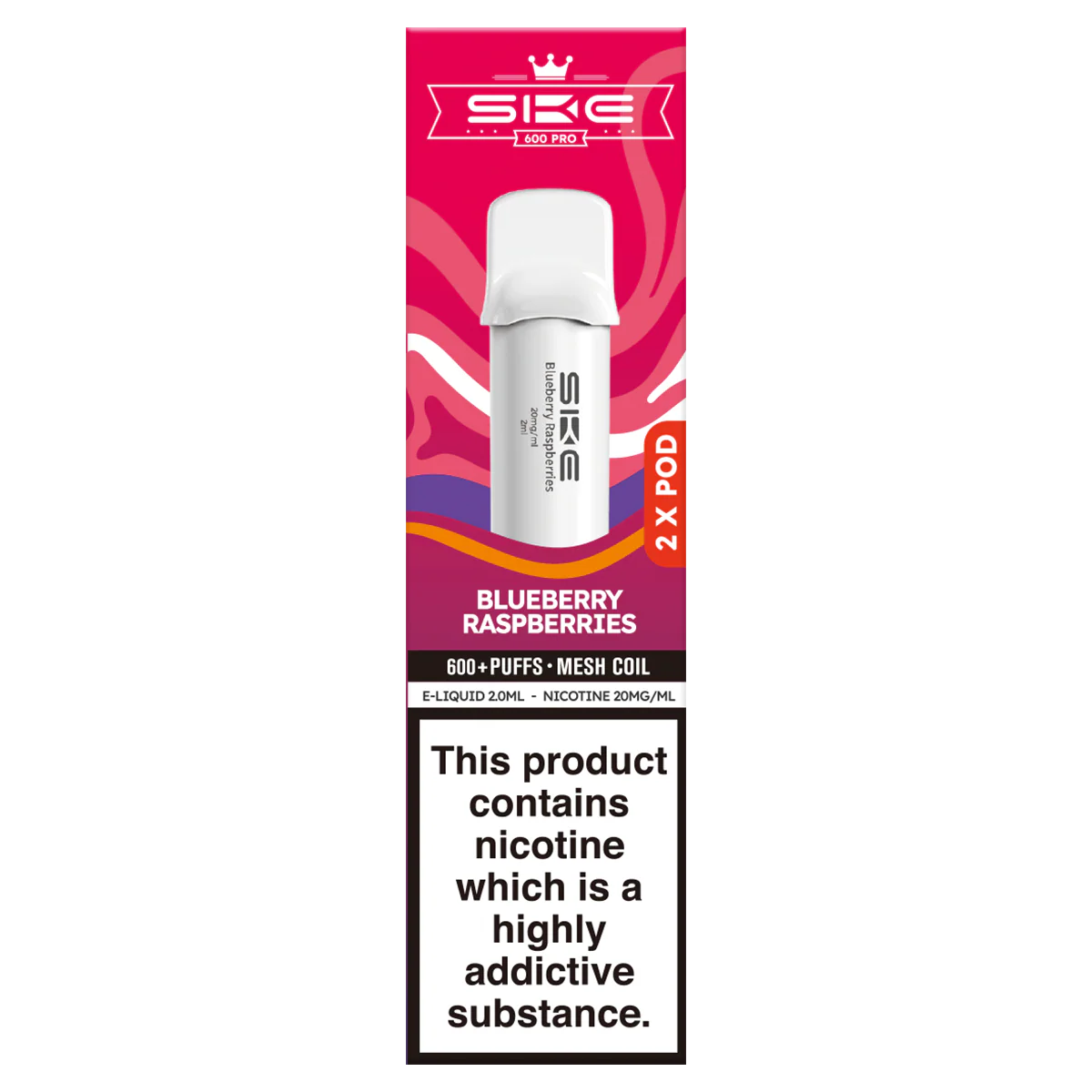SKE 600 Pro Pre-filled Pods (2 Pack) - Image 3