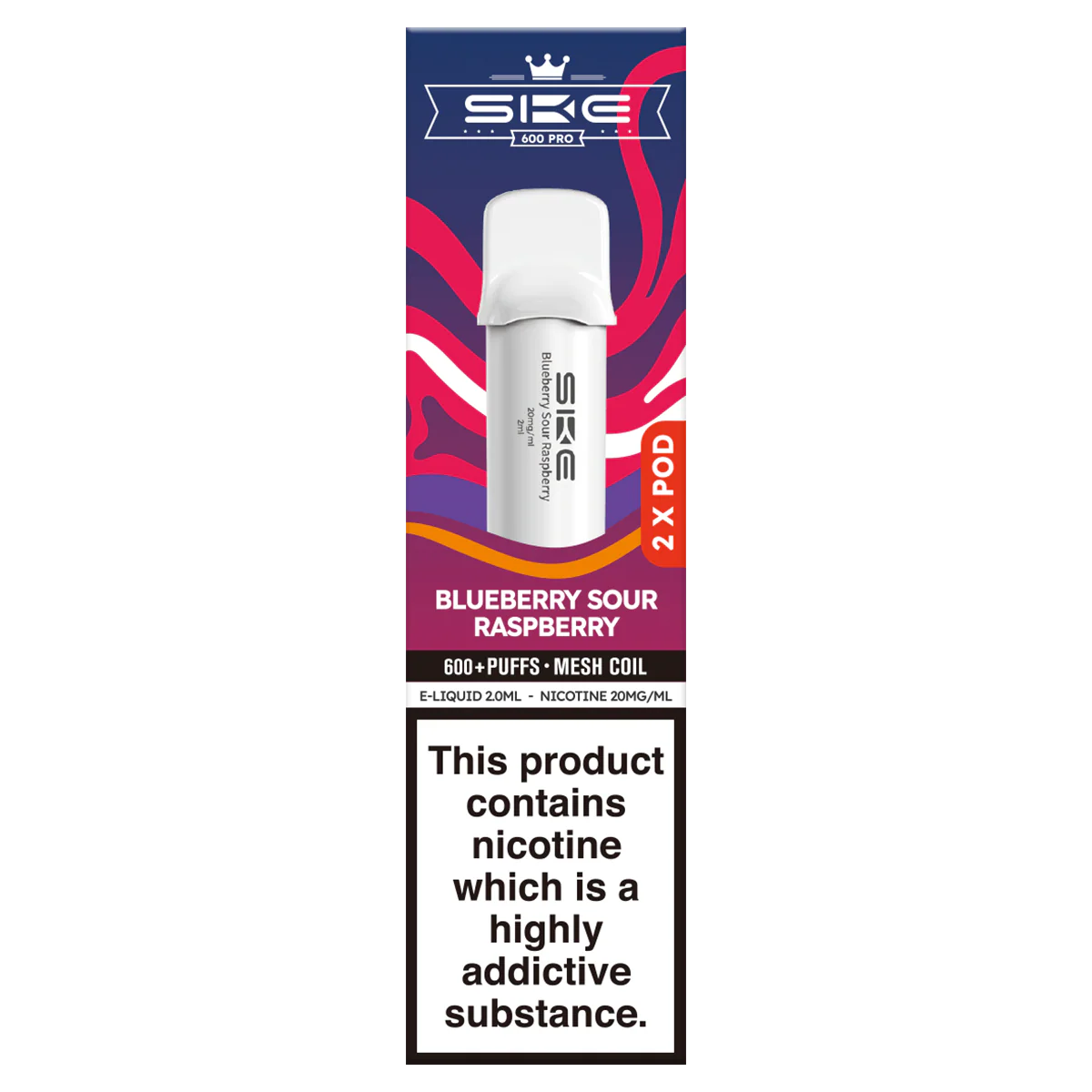 SKE 600 Pro Pre-filled Pods (2 Pack) - Image 4