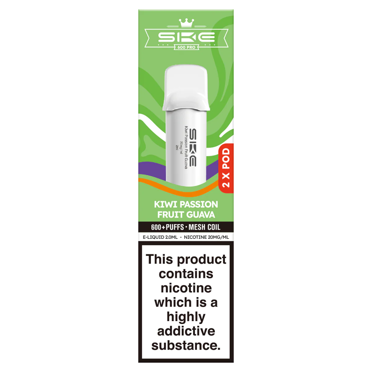 SKE 600 Pro Pre-filled Pods (2 Pack) - Image 8