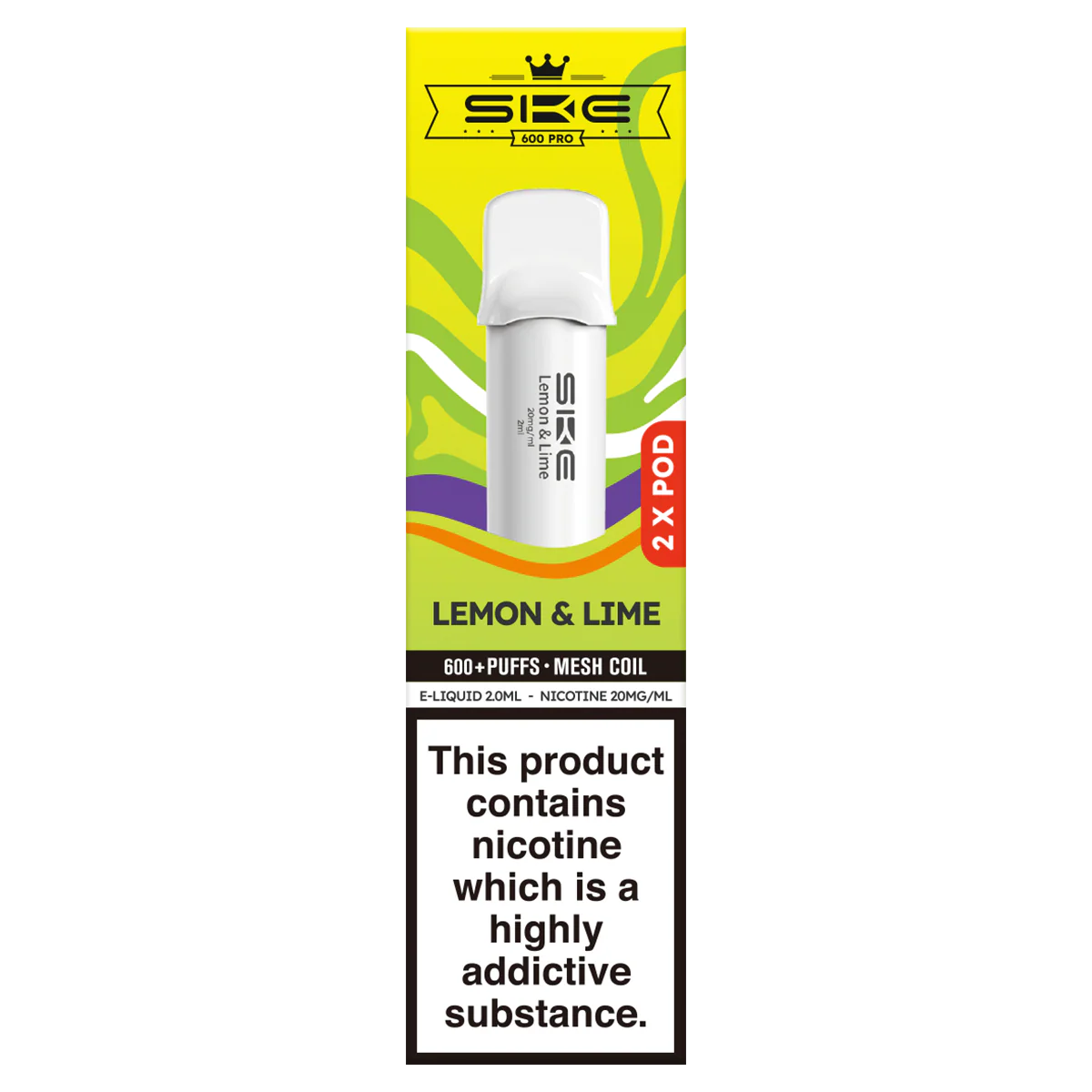 SKE 600 Pro Pre-filled Pods (2 Pack) - Image 9
