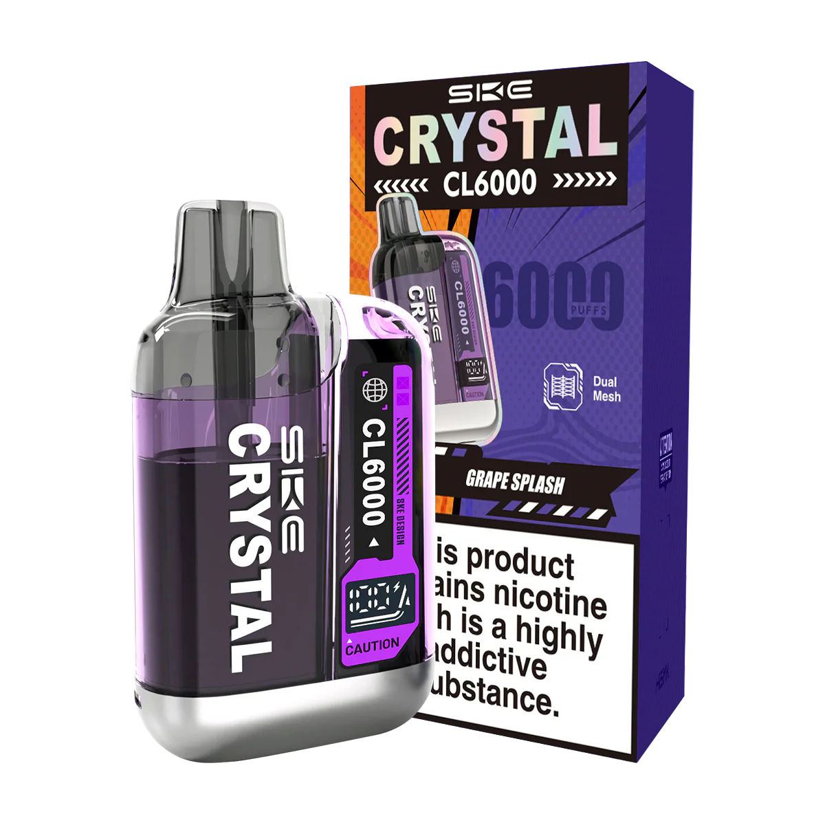 SKE Crystal CL6000 Big Puff Vape - Image 15