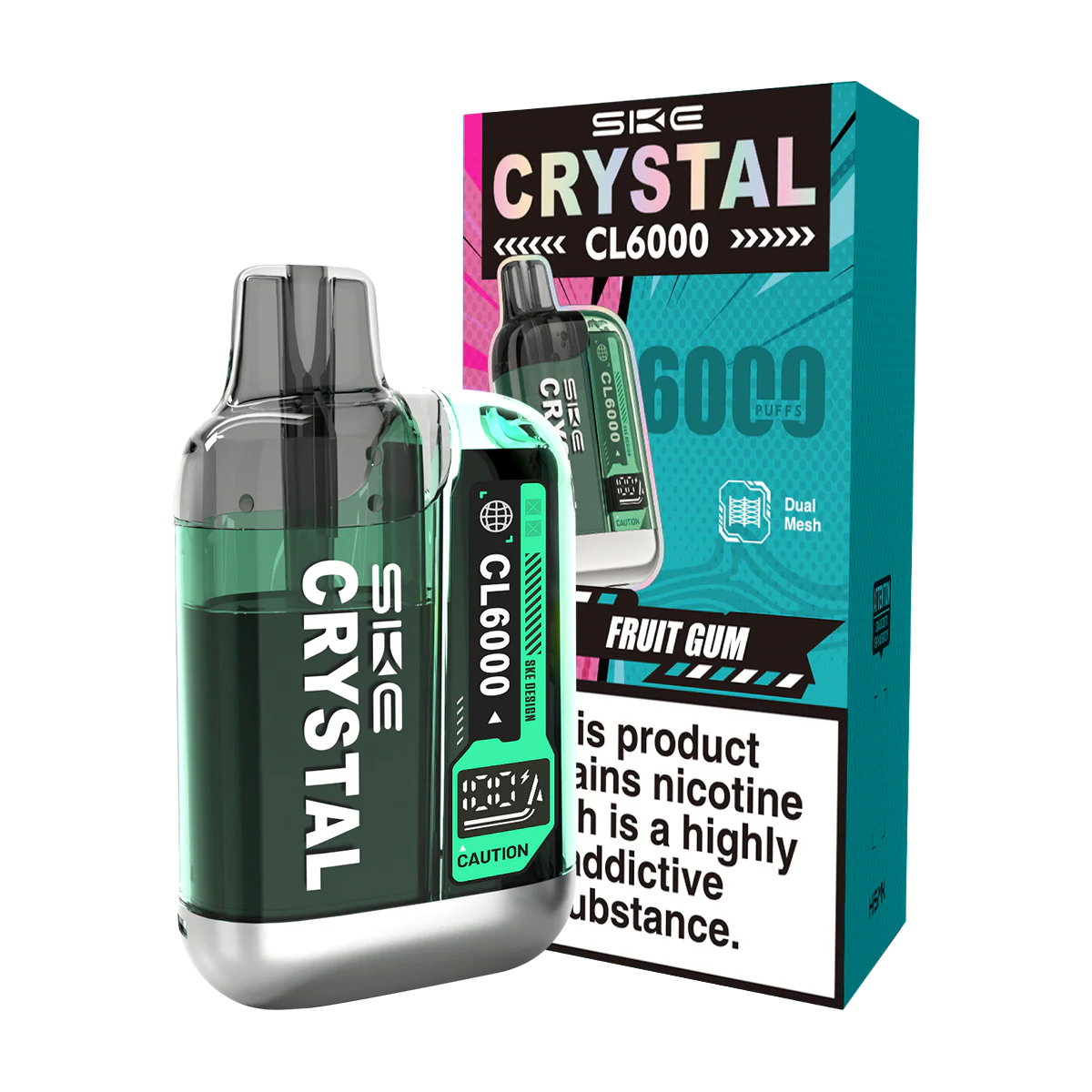 SKE Crystal CL6000 Big Puff Vape - Image 16
