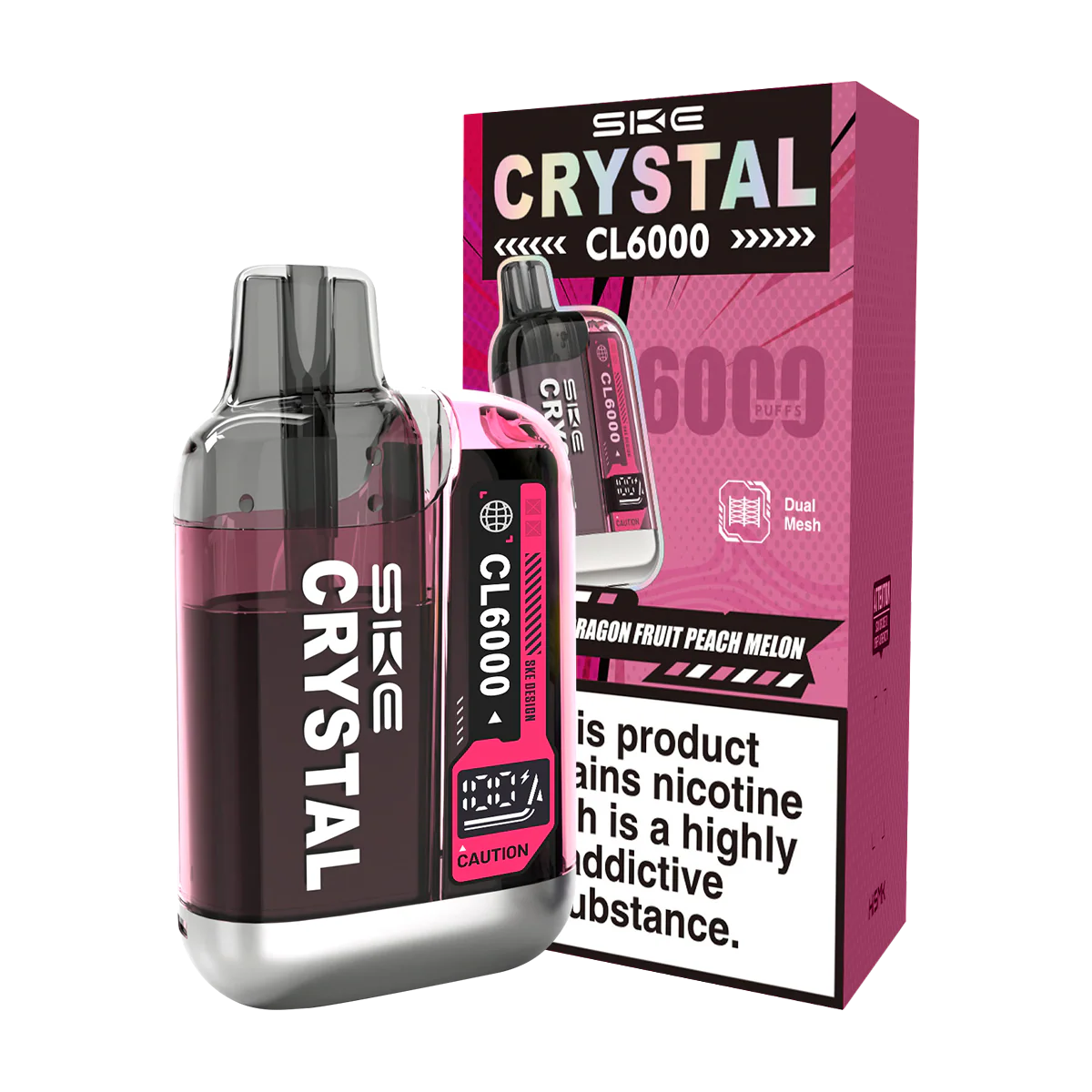 SKE Crystal CL6000 Big Puff Vape - Image 19
