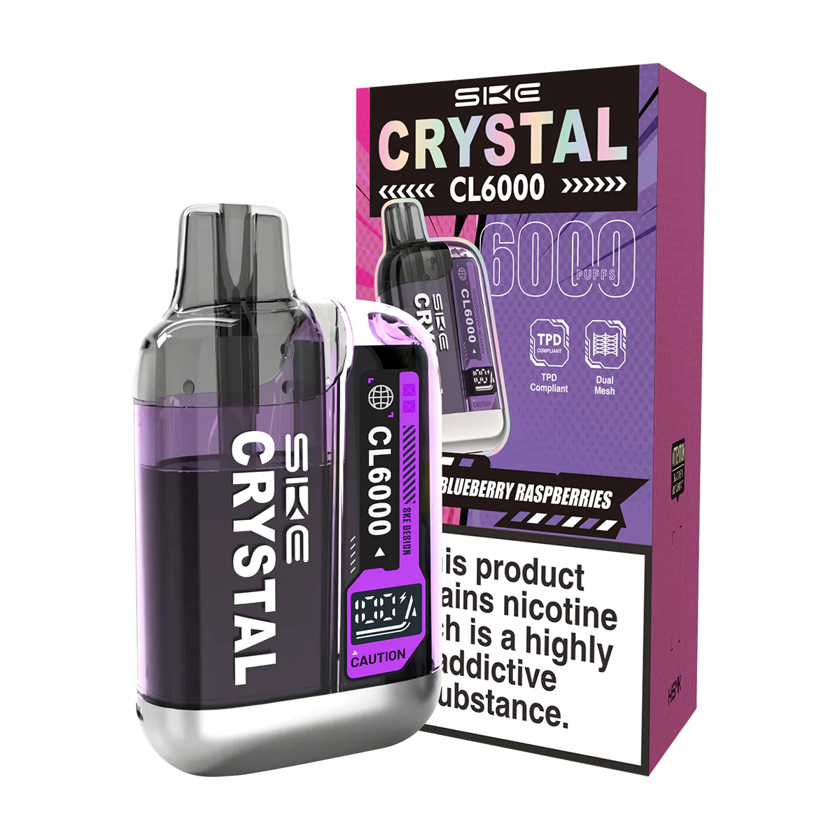 SKE Crystal CL6000 Big Puff Vape - Image 2