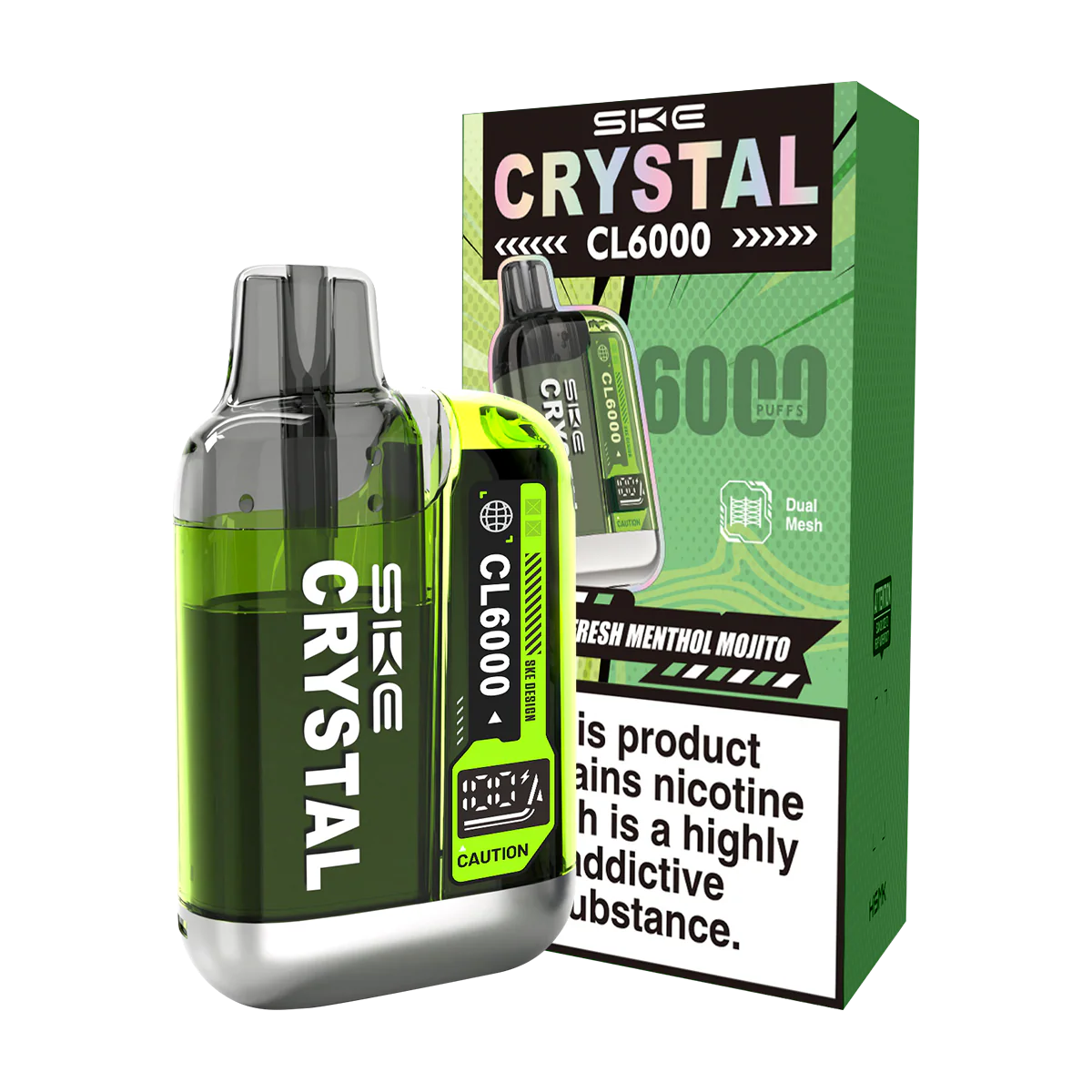 SKE Crystal CL6000 Big Puff Vape - Image 20