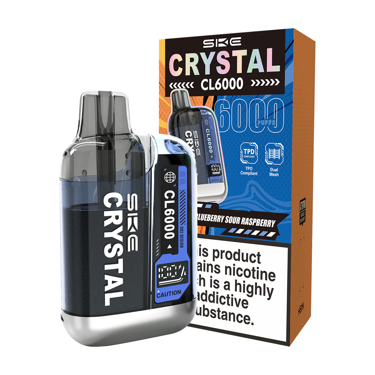 SKE Crystal CL6000 Big Puff Vape - Image 3