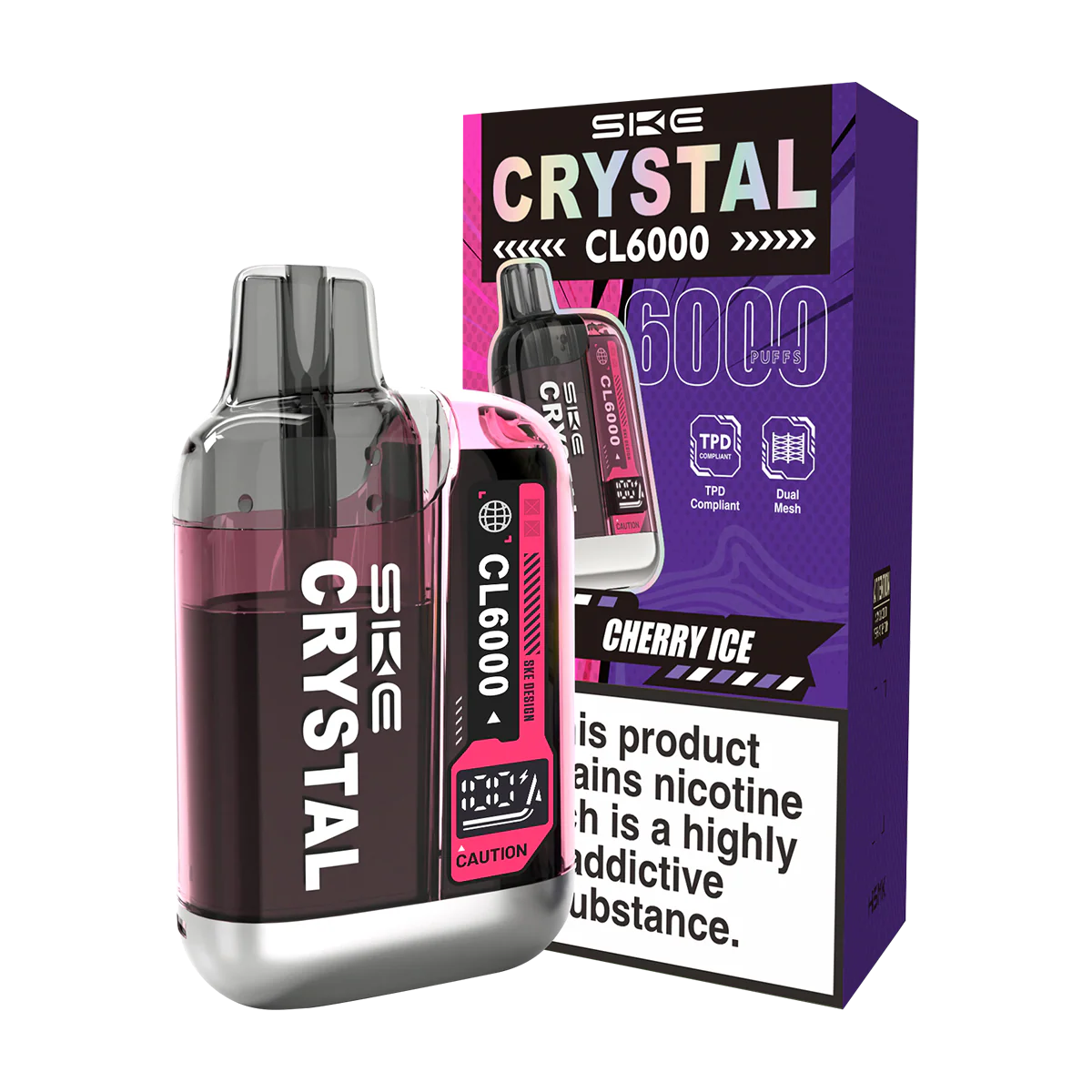 SKE Crystal CL6000 Big Puff Vape - Image 4