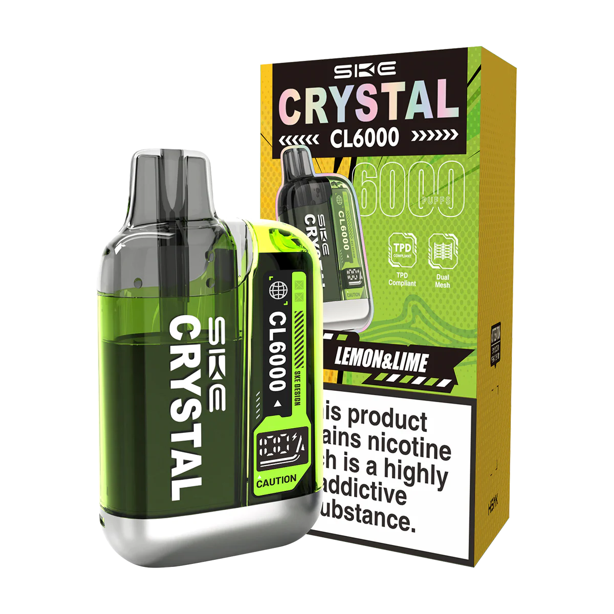 SKE Crystal CL6000 Big Puff Vape - Image 6