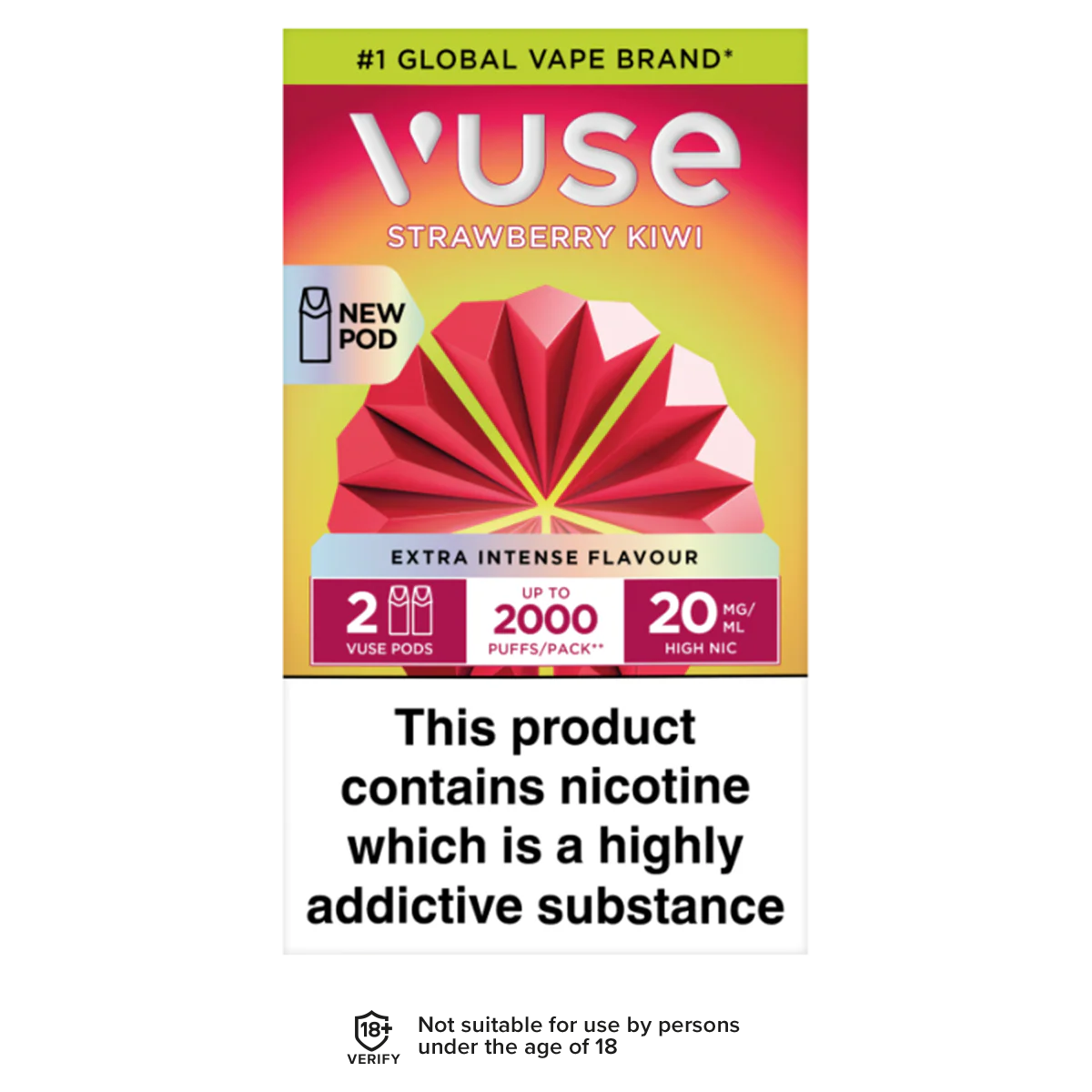 Strawberry Kiwi Vuse Pro Pods - Image 2