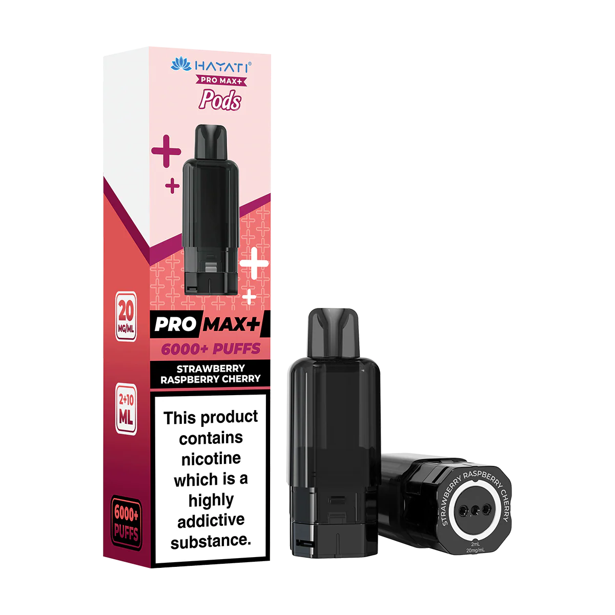 Strawberry Raspberry Cherry Hayati Pro Max+ Refill Pack