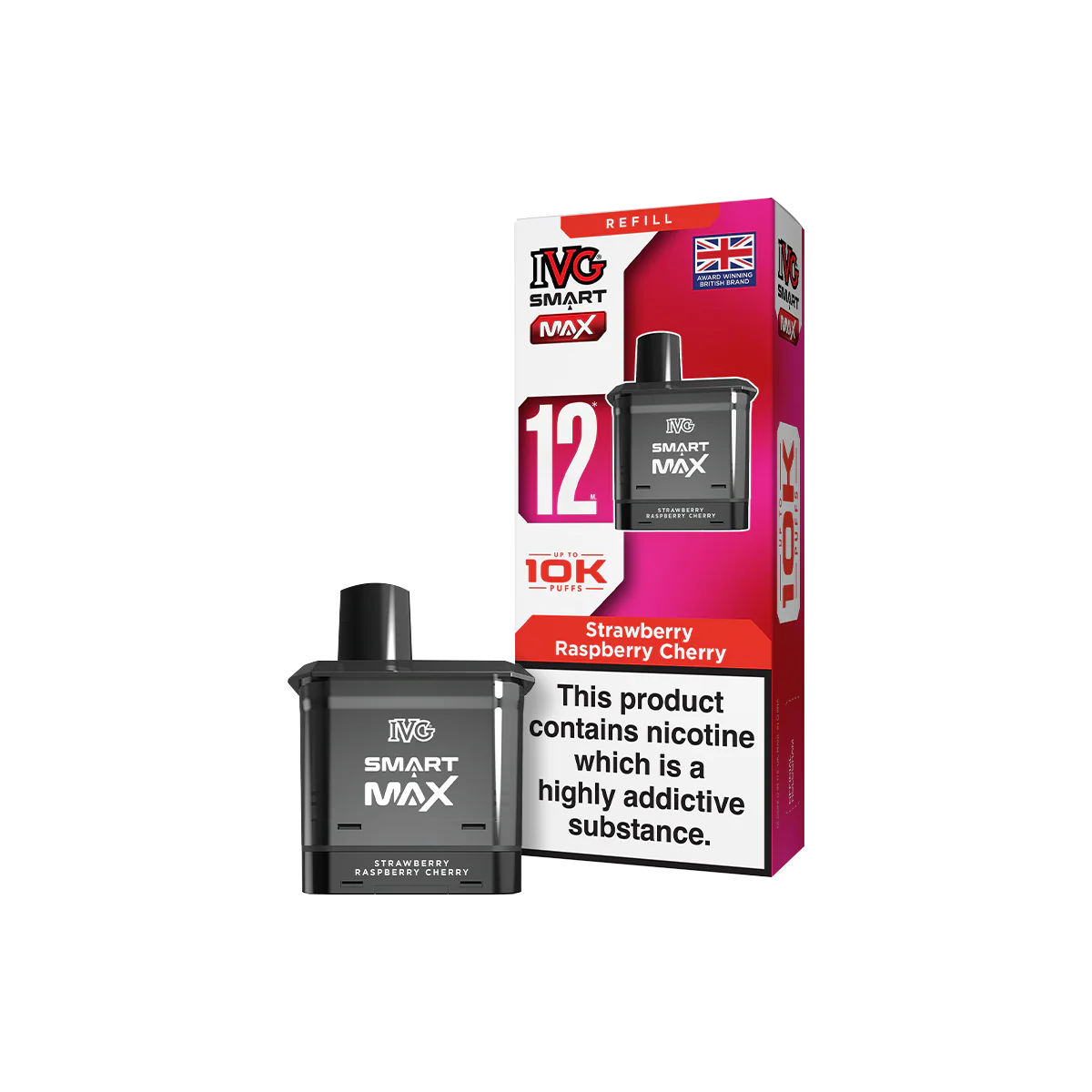 Strawberry Raspberry Cherry IVG Smart Max Refill Pack