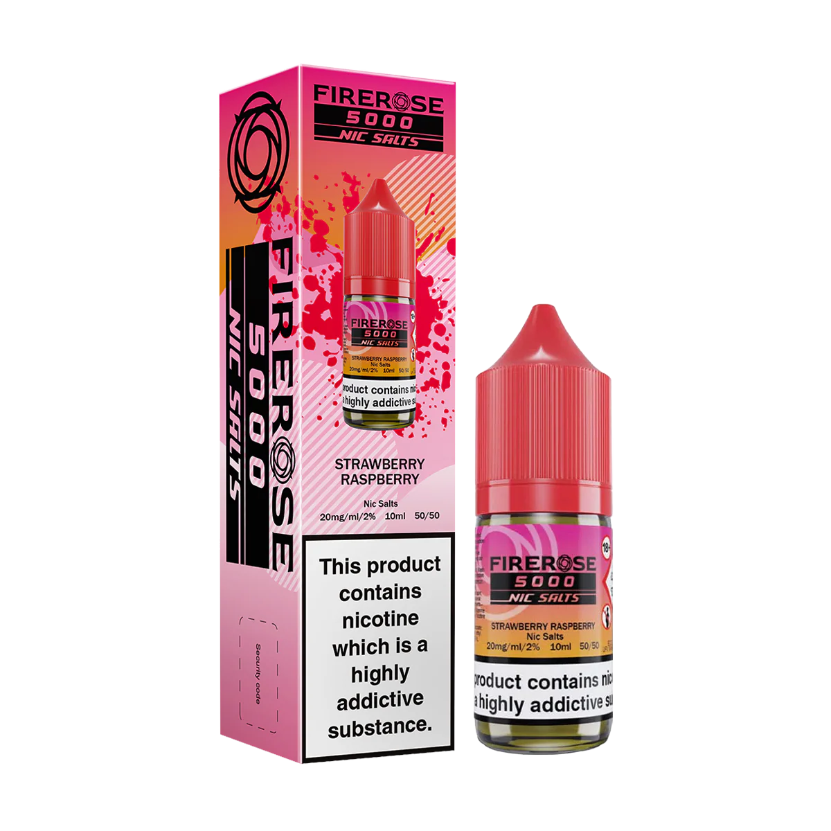 Strawberry Raspberry Nic Salt by ELUX Firerose