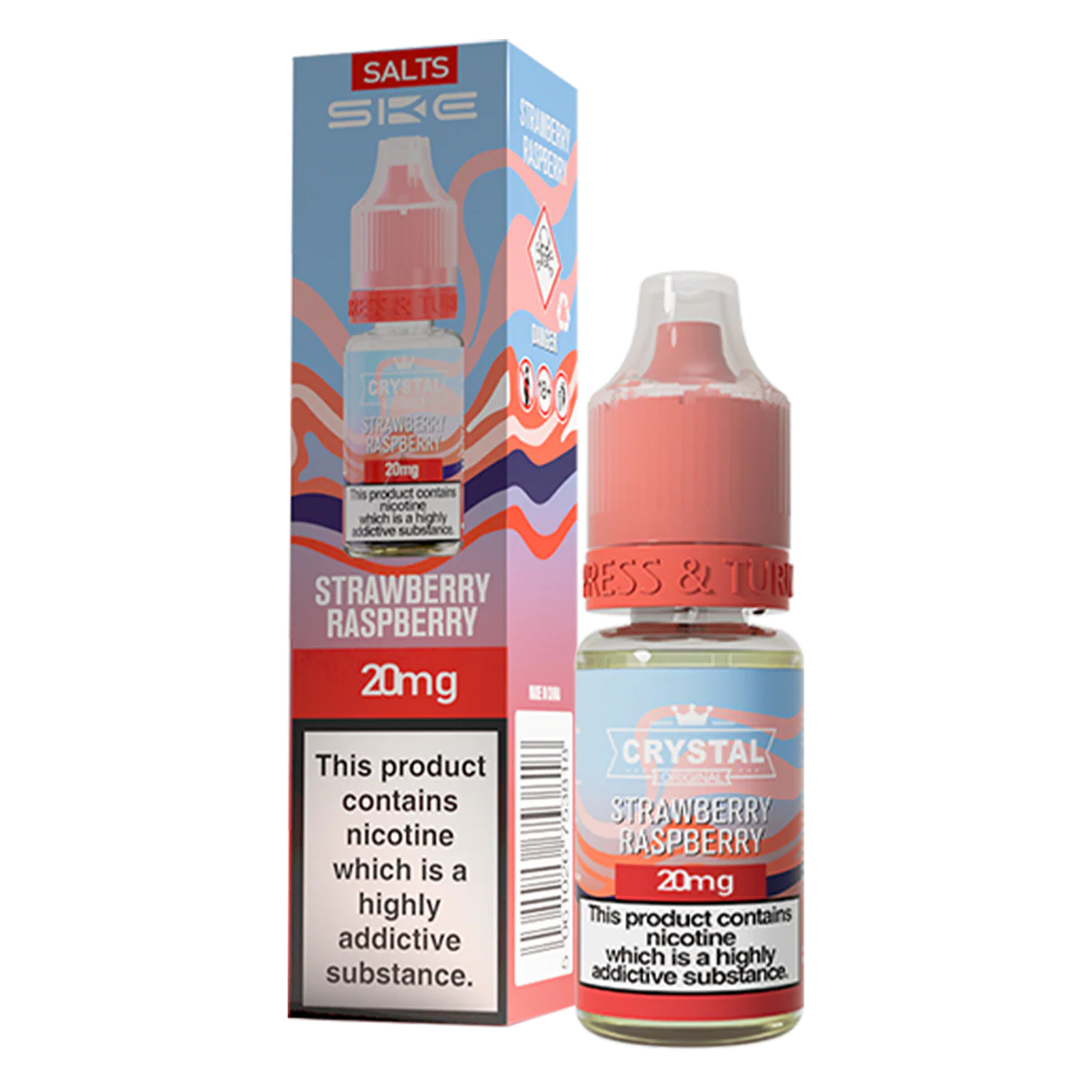 Strawberry Raspberry Nic Salt by SKE Crystal - Image 2