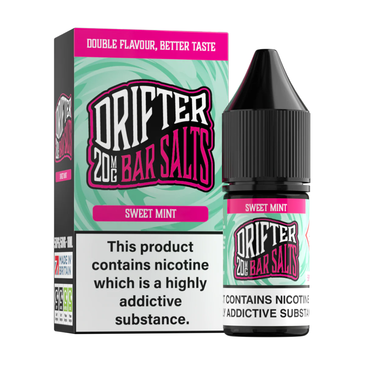 Sweet Mint Nic Salt by Drifter Bar Salts 10ml - Image 2