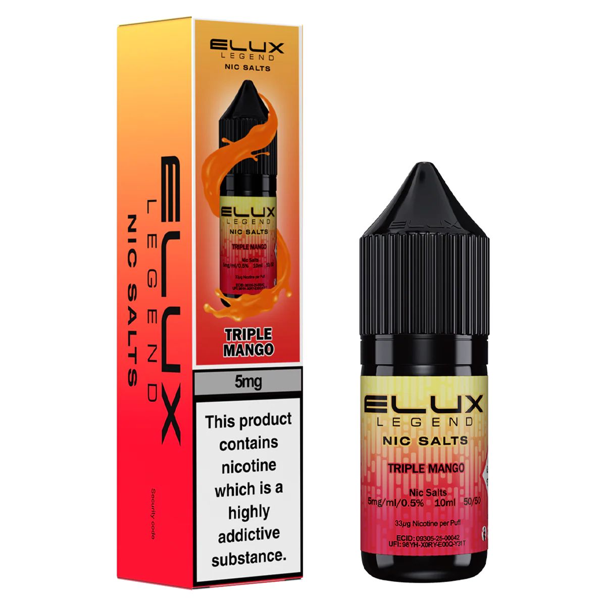 Triple Mango Nic Salt by Elux 10ml - Image 2