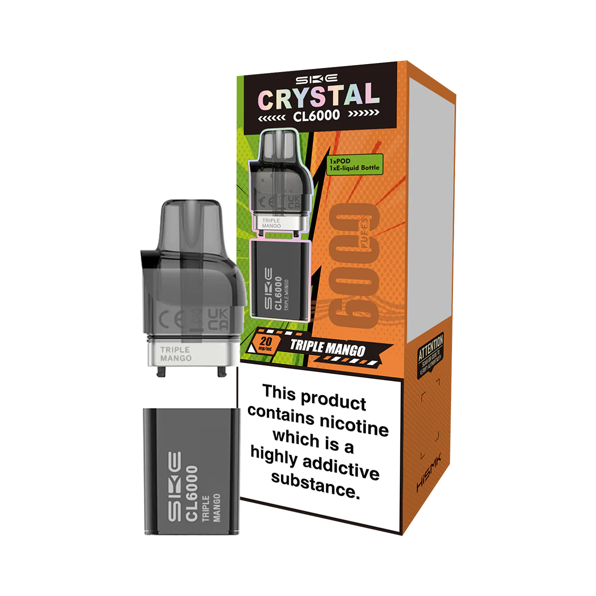 Triple Mango SKE Crystal CL6000 Pods
