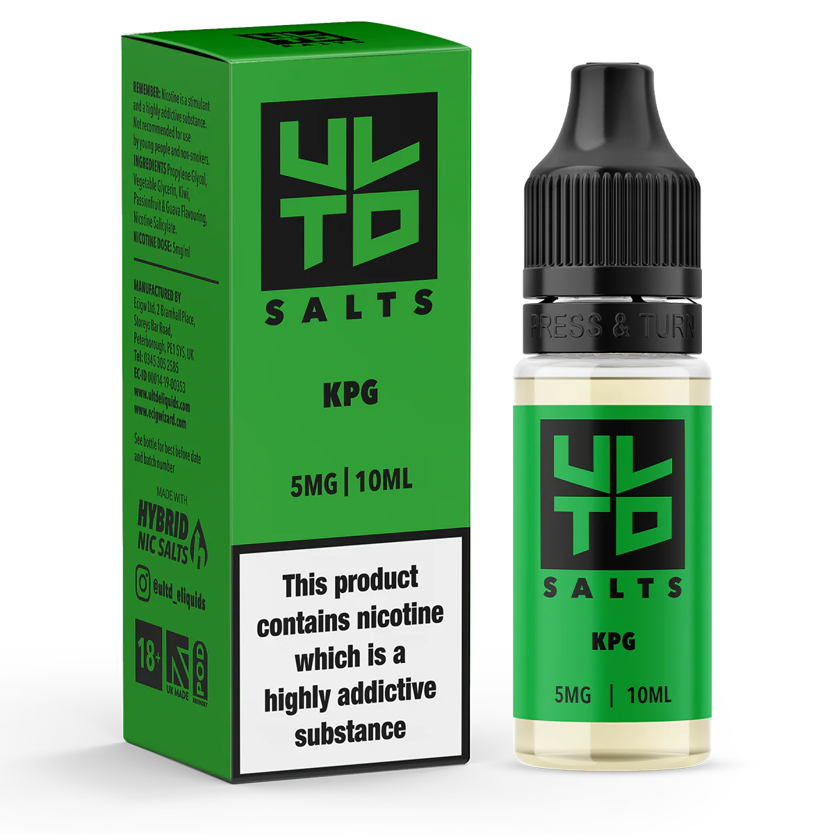 ULTD KPG Nic Salt - 10ml - Image 2