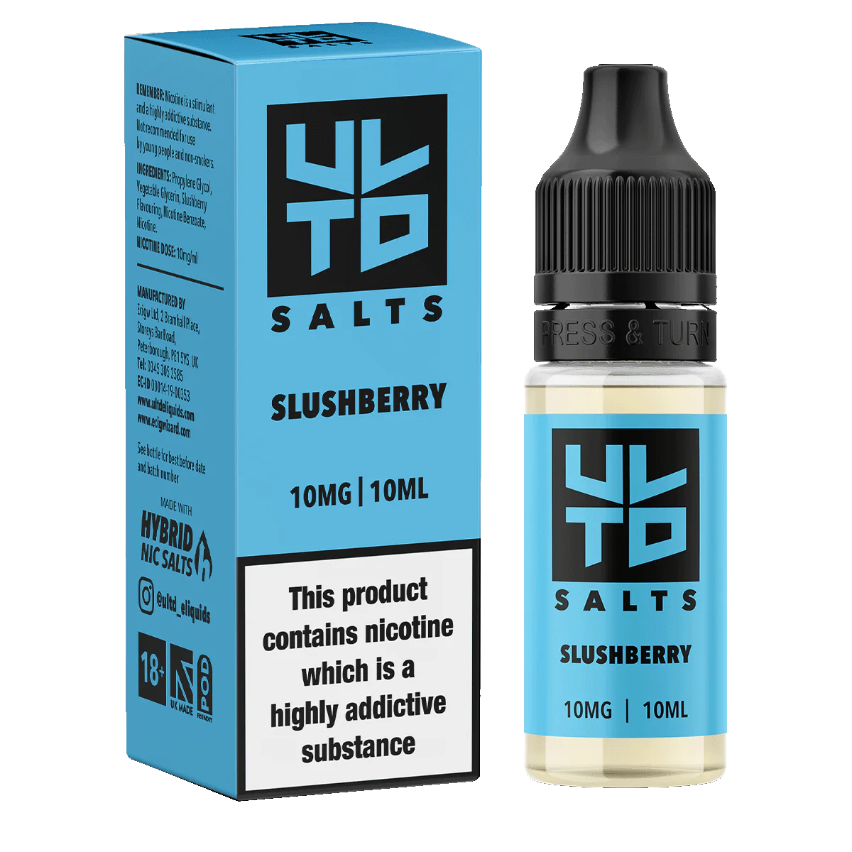 ULTD Slushberry Nic Salt - 10ml - Image 2