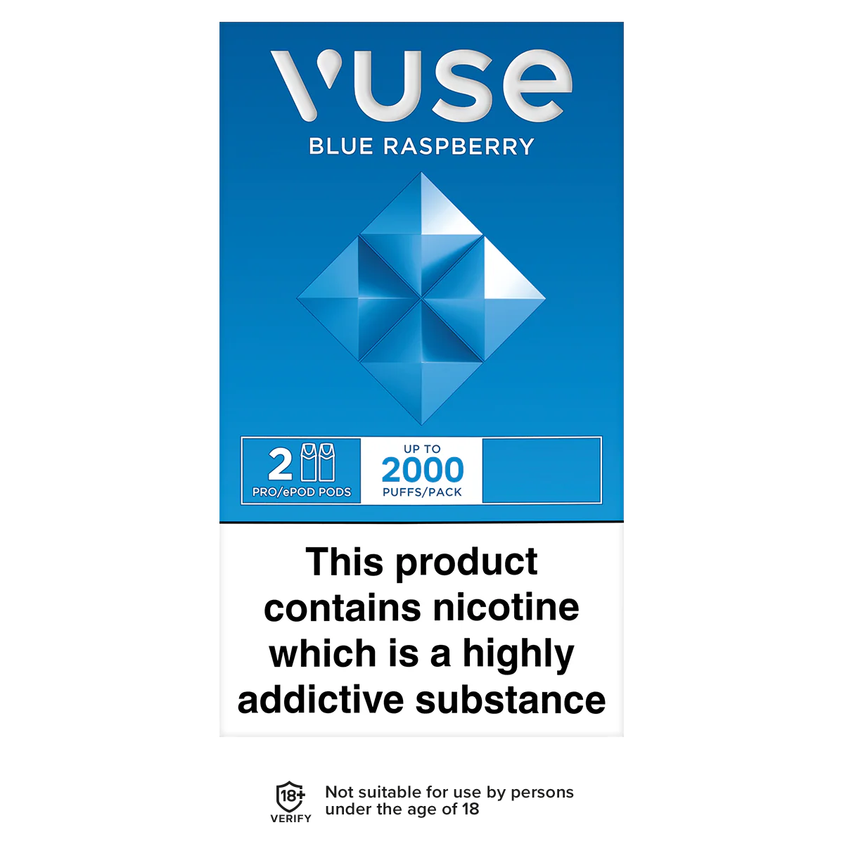 Vuse Pro Pods vPro Blue Raspberry