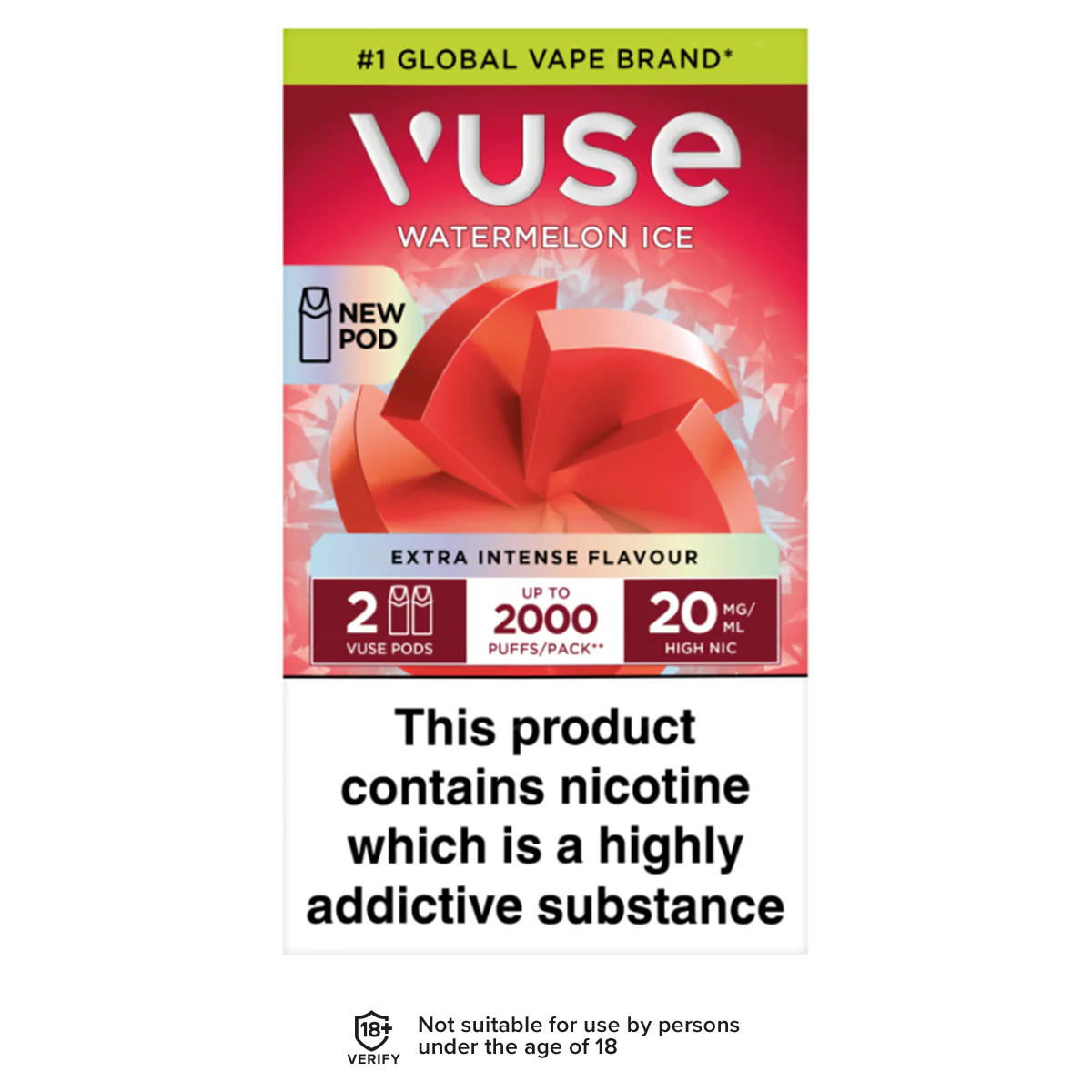 Watermelon Ice Vuse Pro Pods - Image 2