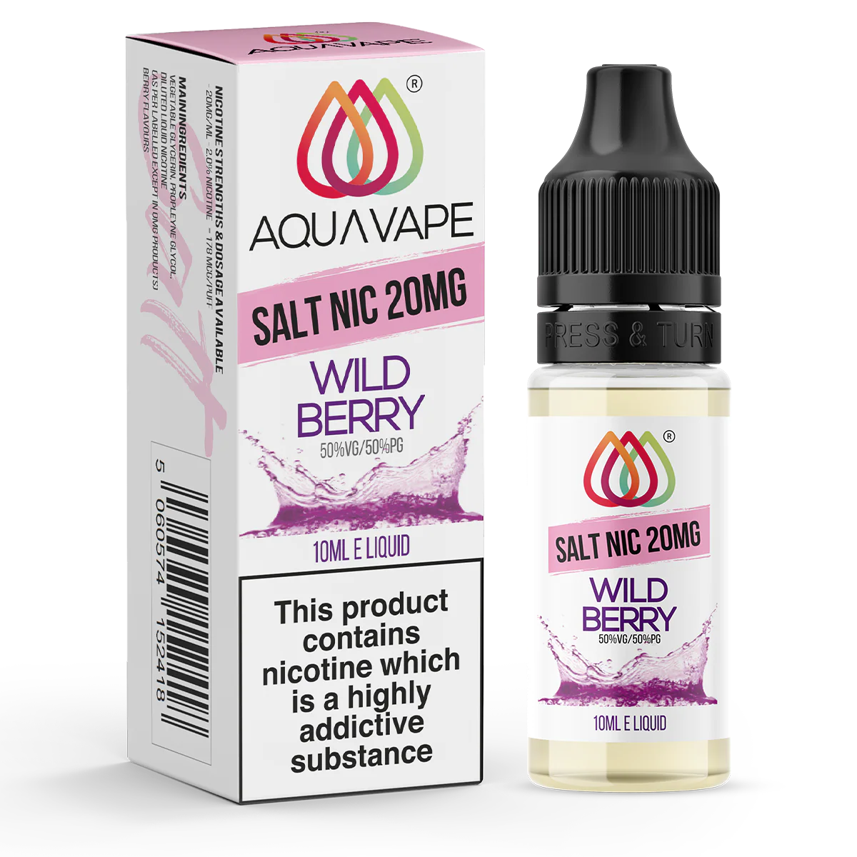 Wild Berry Nic Salt by Aquavape 10ml - Image 2