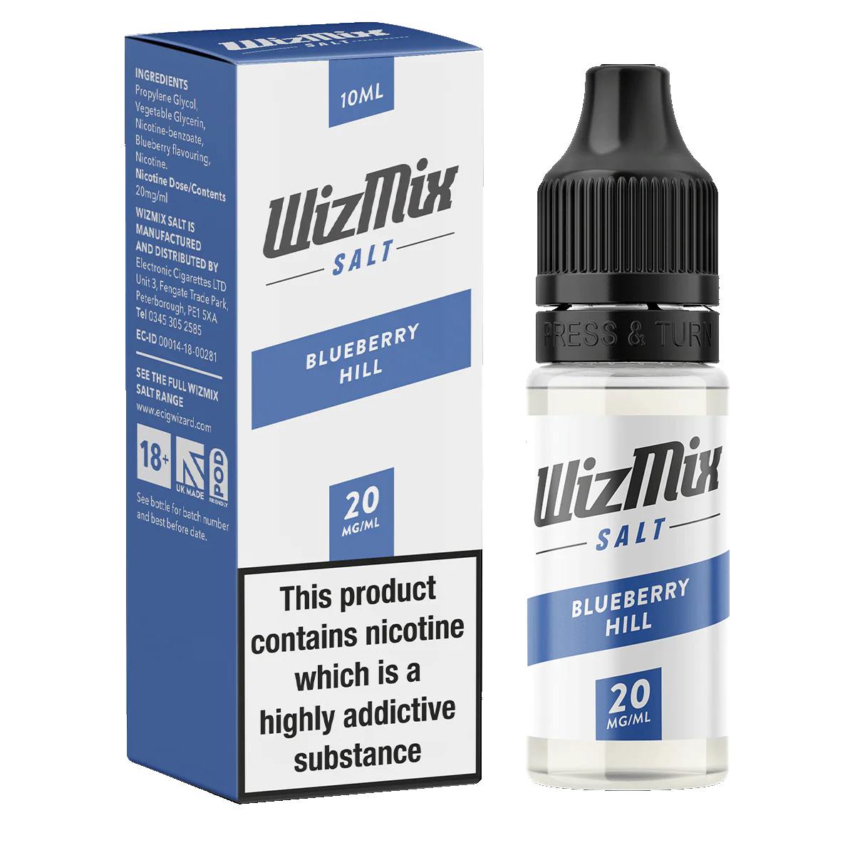Wizmix Salt Blueberry Hill - 10ml - Image 2
